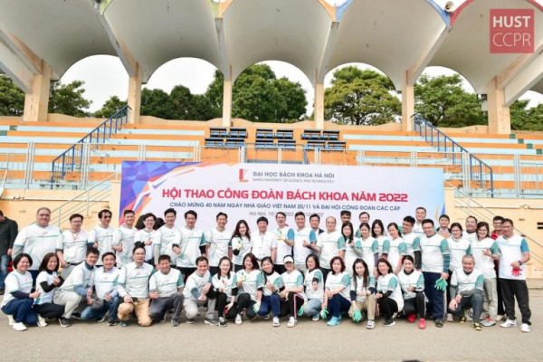 TRƯỜNG CƠ KHÍ BÙNG NỔ TRONG NGÀY CUỐI CÙNG HỘI THAO CÔNG ĐOÀN BÁCH KHOA 2022