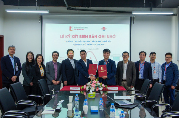 [SME] TRƯỜNG CƠ KHÍ KÝ BIÊN BẢN GHI NHỚ VỚI CÔNG TY CỔ PHẦN ITM GROUP VỀ ĐÀO TẠO NHÂN LỰC CHẤT LƯỢNG CAO