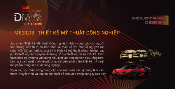 Học phần Thiết kế Mỹ thuật công nghiệp