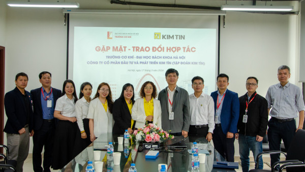 [SME] TRƯỜNG CƠ KHÍ – ĐHBKHN GẶP MẶT VÀ TRAO ĐỔI HỢP TÁC VỚI CÔNG TY CỔ PHẦN ĐẦU TƯ VÀ PHÁT TRIỂN KIM TÍN
