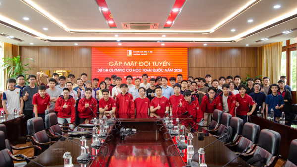 [SME] TRƯỜNG CƠ KHÍ – ĐHBKHN GẶP MẶT, CỔ VŨ TINH THẦN ĐỘI TUYỂN TRƯỚC THỀM OLYMPIC CƠ HỌC TOÀN QUỐC NĂM 2026
