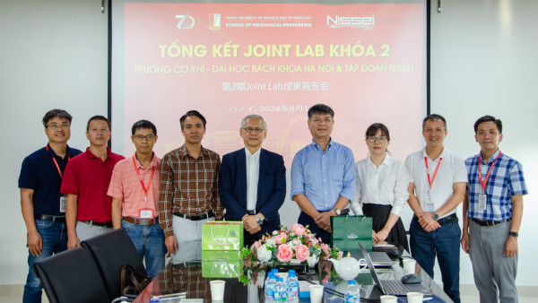 SUMMARY OF THE SECOND JOINT LAB PROGRAM BETWEEN THE SCHOOL OF MECHANICAL ENGINEERING - HUST AND NISSEI TECHNOLOGY GROUP - JAPAN