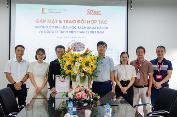 [SME] TRƯỜNG CƠ KHÍ – ĐẠI HỌC BÁCH KHOA HÀ NỘI TRAO ĐỔI VỚI CÔNG TY TNHH ĐIỆN STANLEY VIỆT NAM VỀ HỌC BỔNG KITANO VÀ HỢP TÁC PHÁT TRIỂN NGUỒN NHÂN LỰC