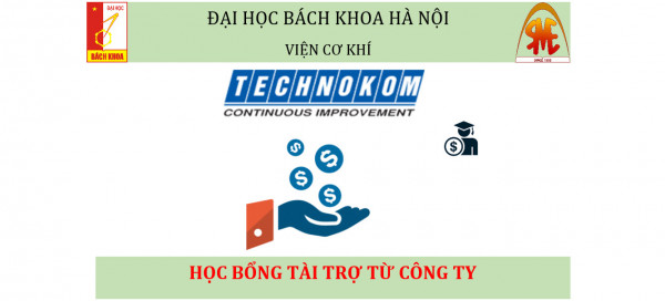 Thông báo học bổng từ doanh nghiệp Technokom