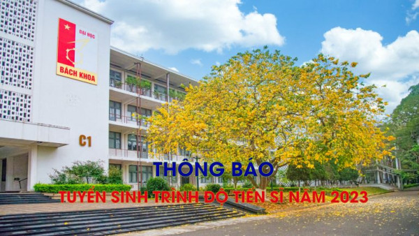 THÔNG BÁO TUYỂN SINH TRÌNH ĐỘ TIẾN SĨ NĂM 2023