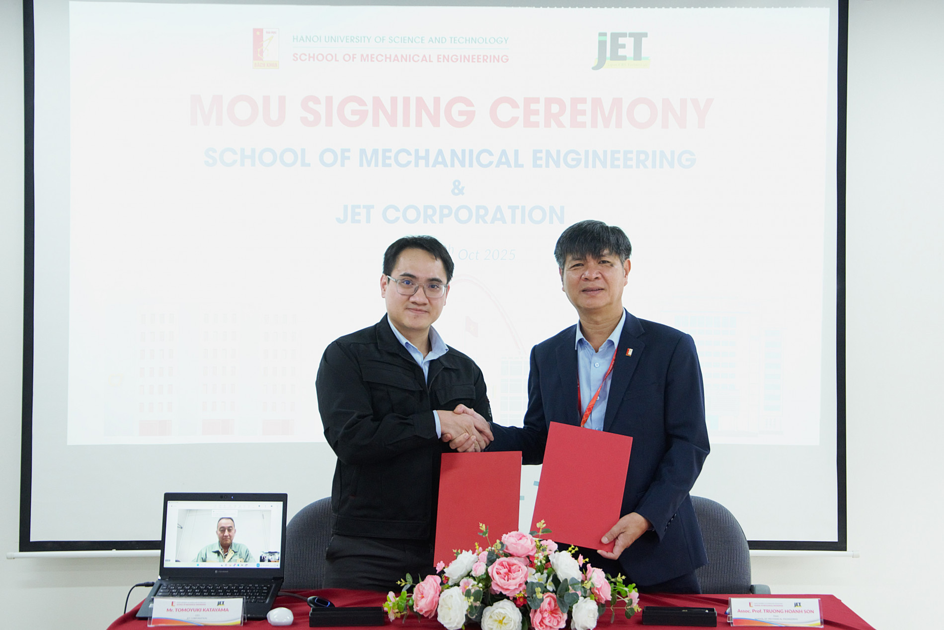 Trường Cơ khí ký kết hợp tác cùng Công ty JET,Nhật Bản