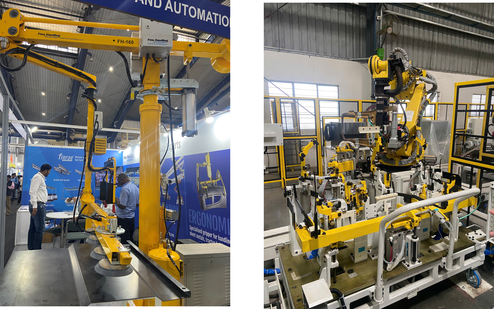 NNC ứng dụng, phát triển tay máy và robot công nghiệp​