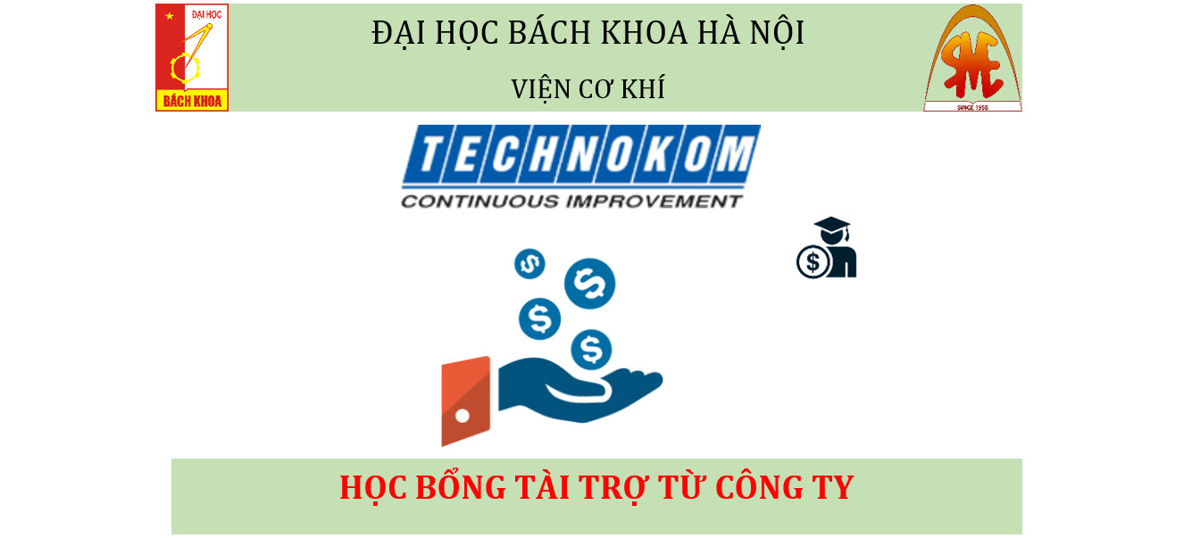 HỌC BỔNG TÀI TRỢ TỪ DOANH NGHIỆP TECHNOKOM