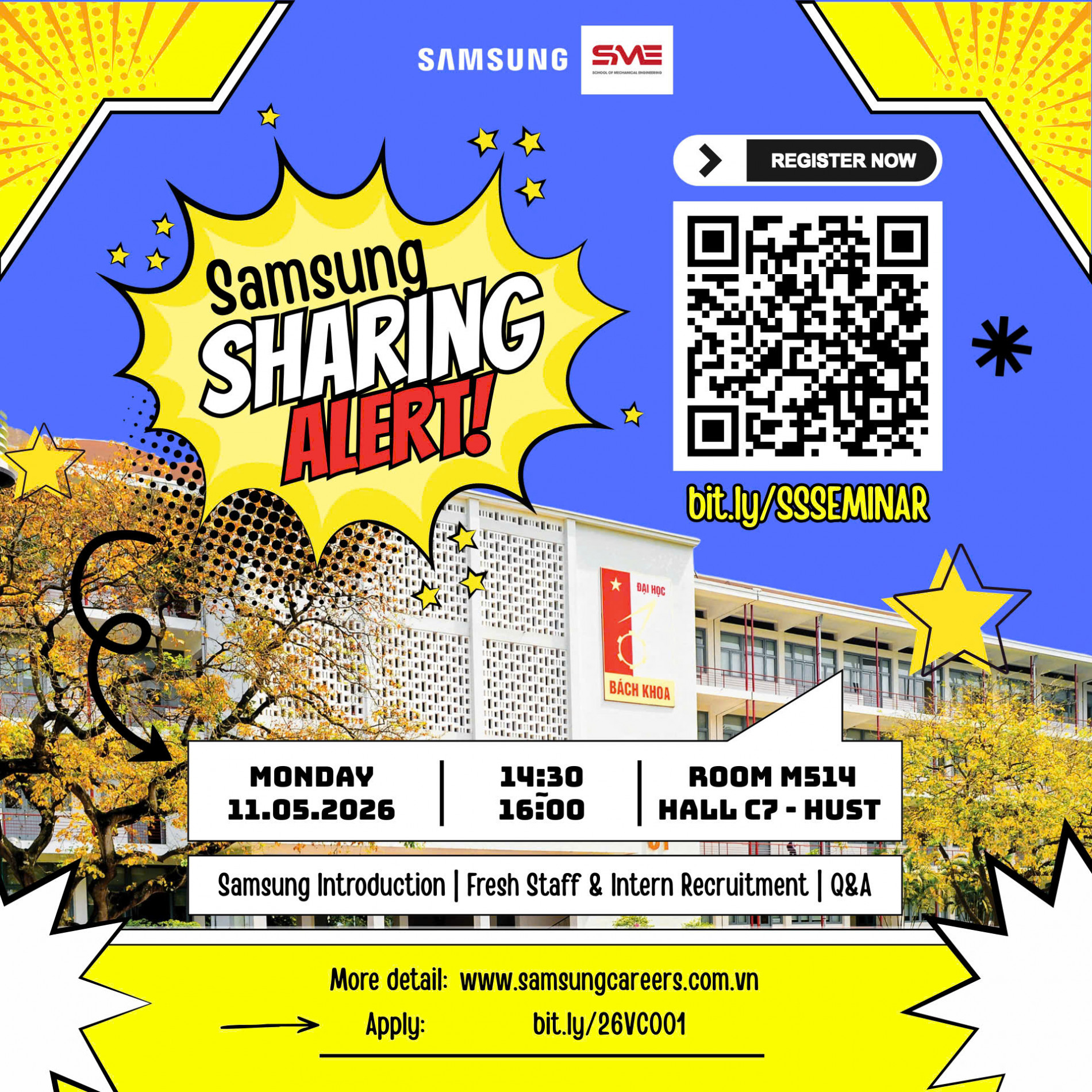 Hội thảo tuyển dụng của Công ty Samsung