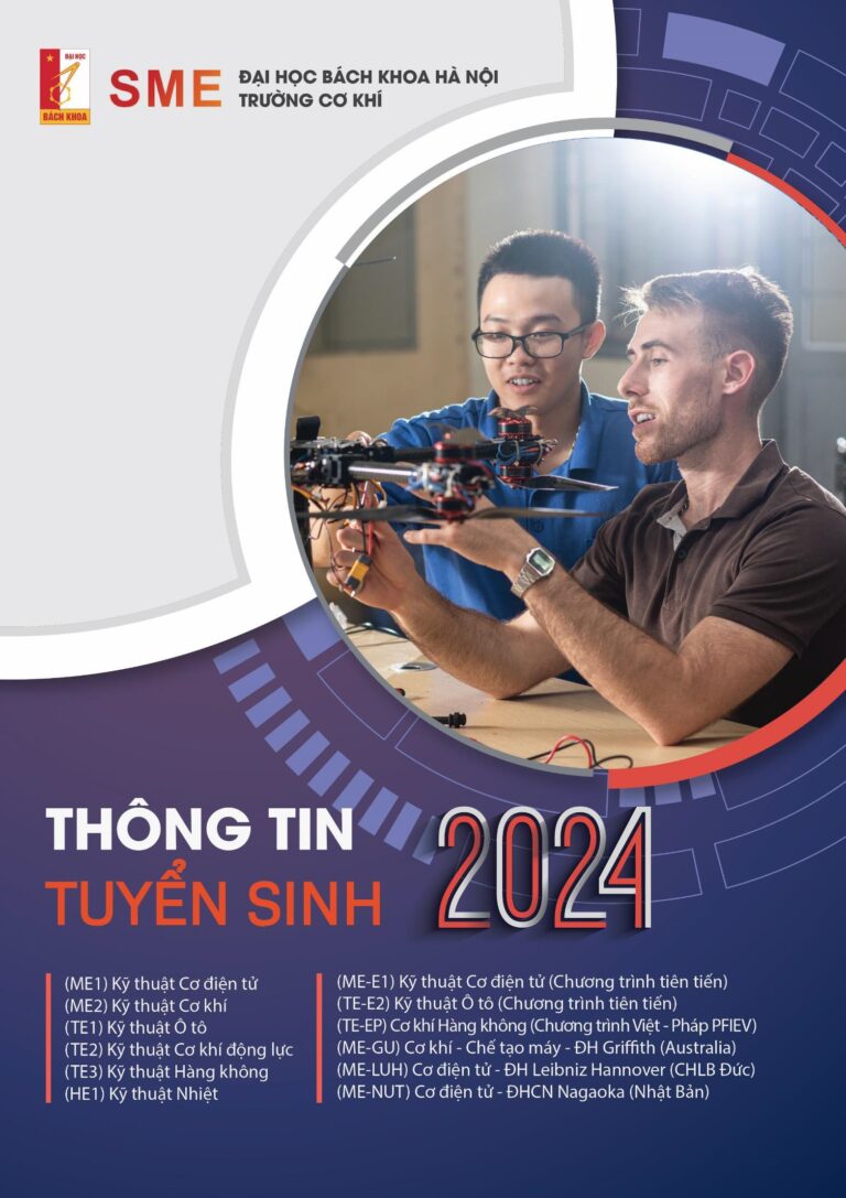 [SME – TS2024] CHỈ TIÊU TUYỂN SINH TRƯỜNG CƠ KHÍ NĂM 2024