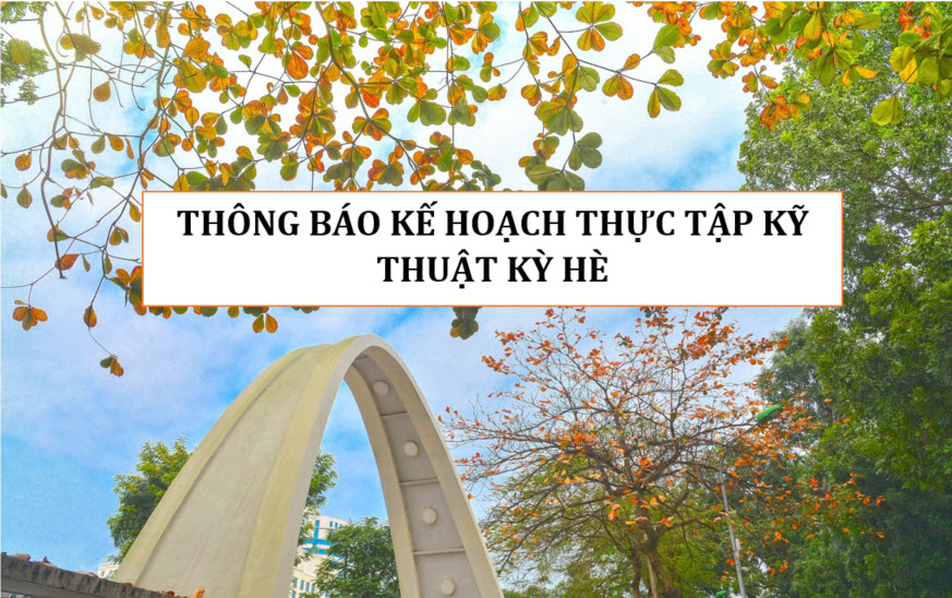 Thông báo kế hoạch thực tập kỹ thuật