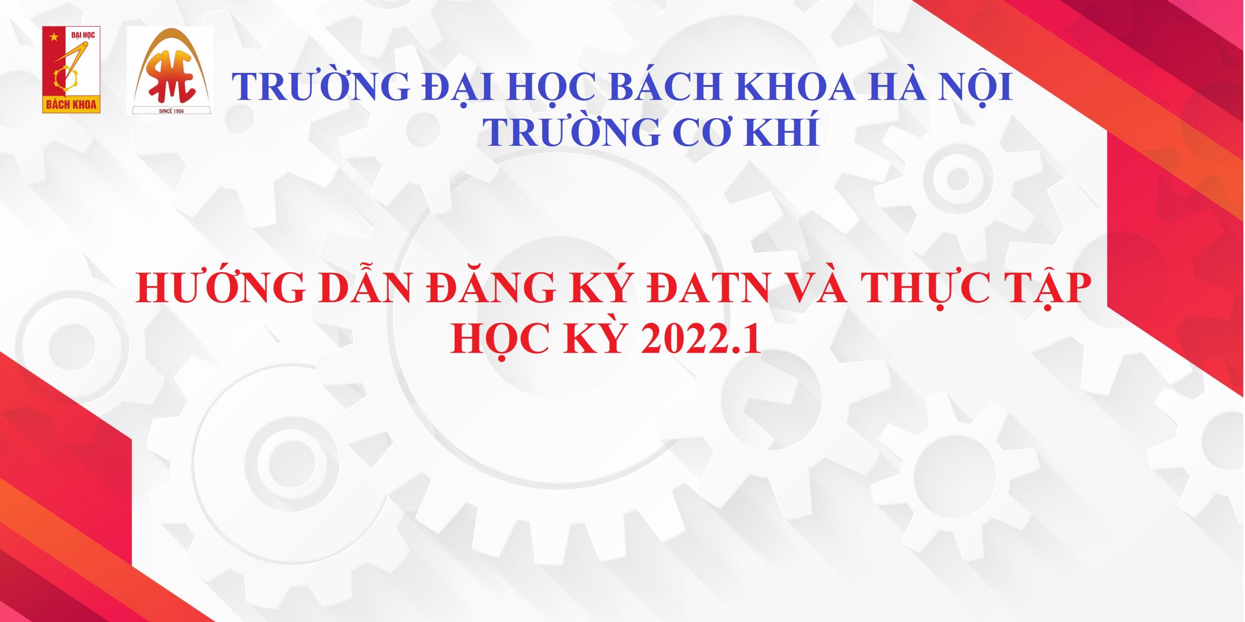 2022.1 Đatn-Tt] Thông Báo Hình Thức Đăng Ký | Trường Cơ Khí